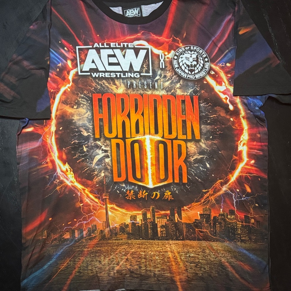 All Elite Wrestling Forbidden Door - AEW XL T Shirt